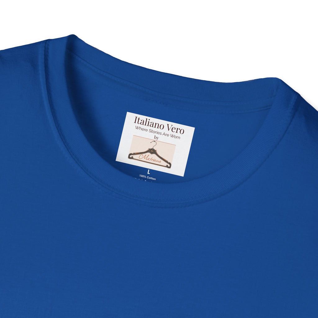 Italian Flag Brushstroke "Tu Vuo' Fa' L'Americano" T-Shirt