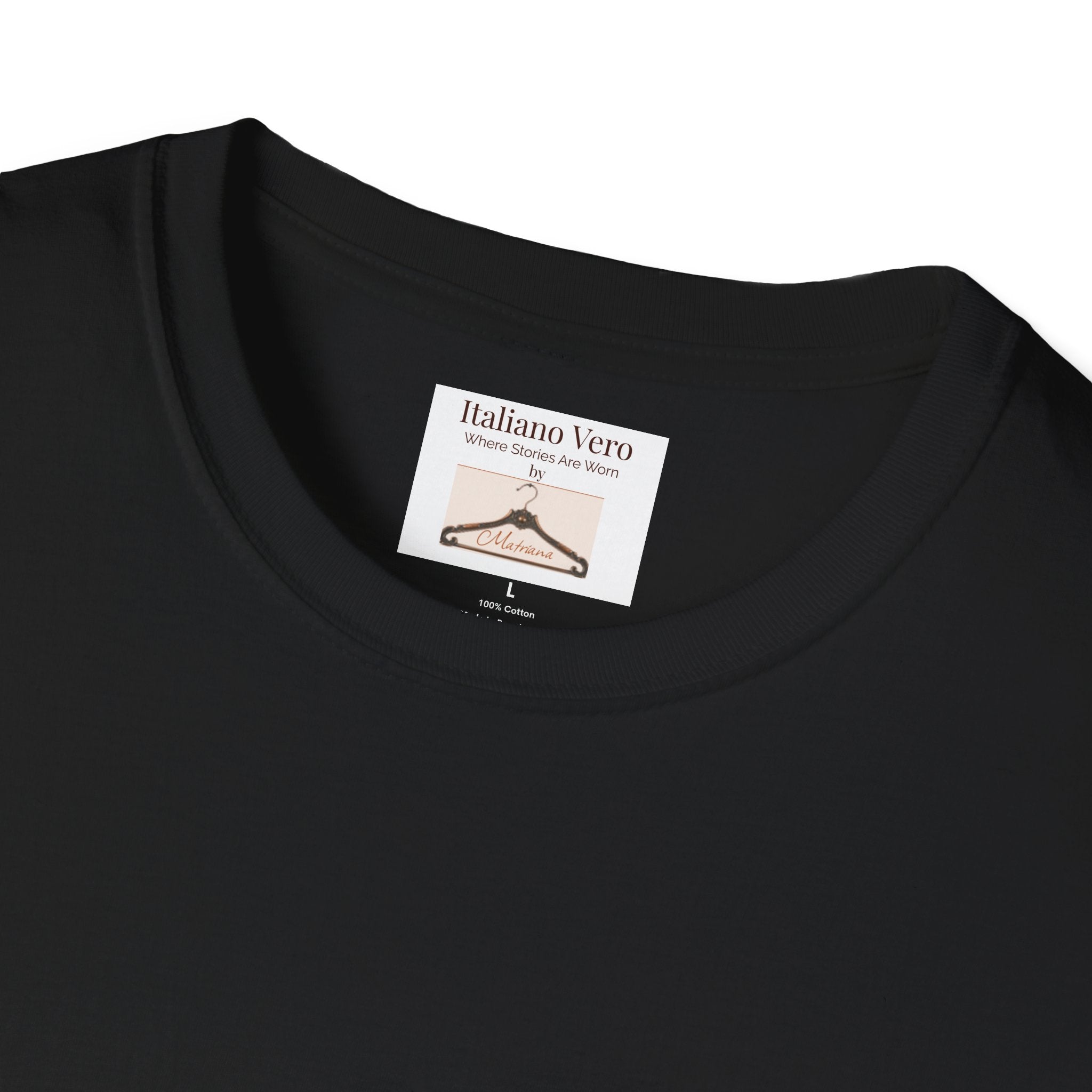 Italian Flag Brushstroke "Tu Vuo' Fa' L'Americano" T-Shirt