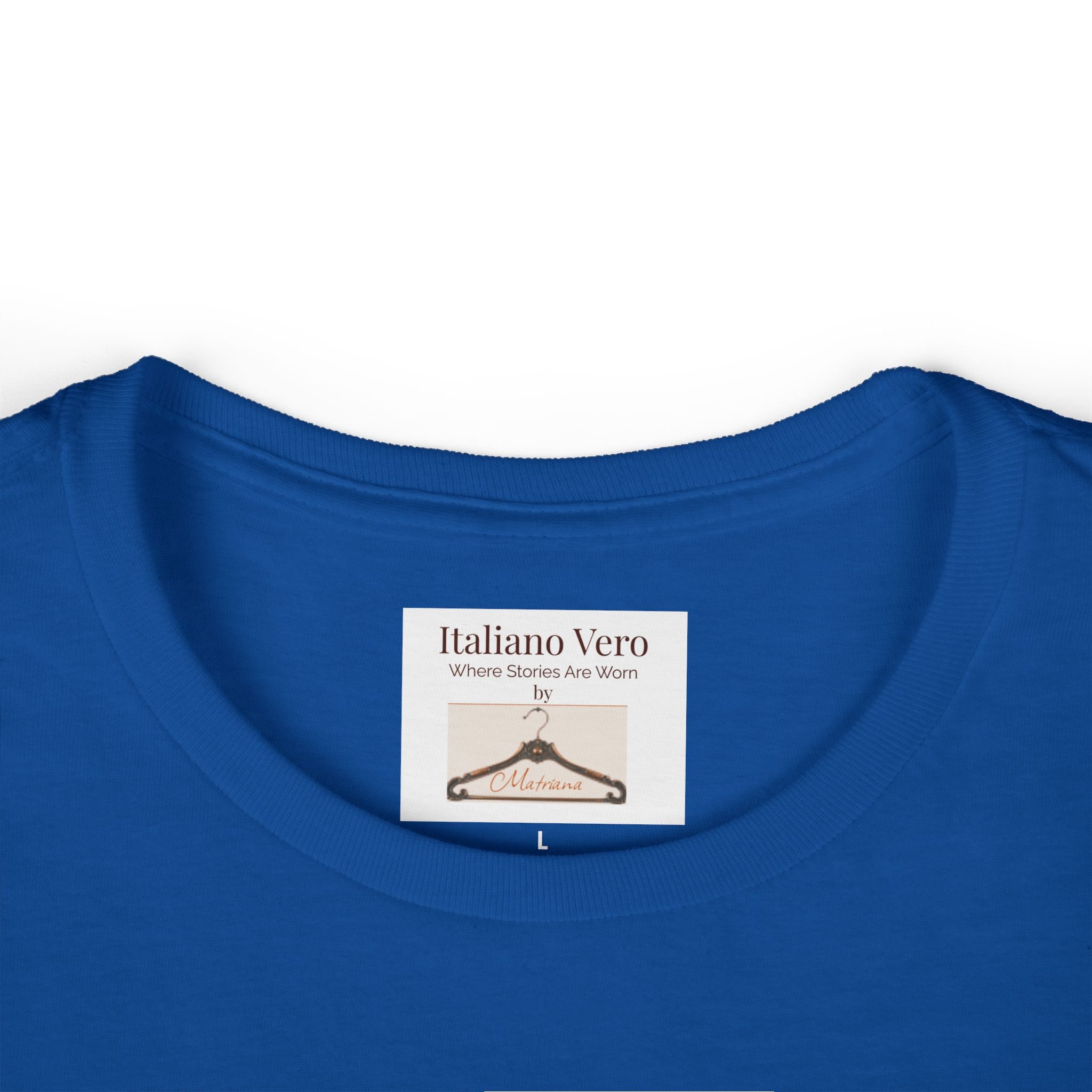 Women's Tee - Triggiano, Bari Coordinates with Italian Flag Brushstroke